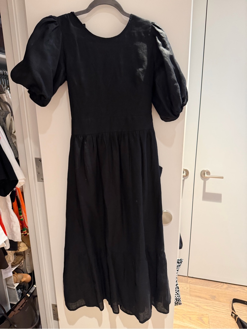 Faithfull the Brand Janelle Midi Linen Dress